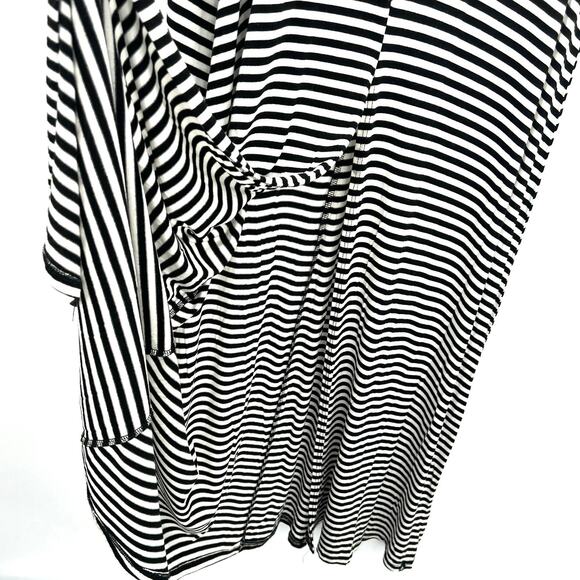 Volcom women’s striped black and white backless maxi jersey dress - Picture 3 of 11
